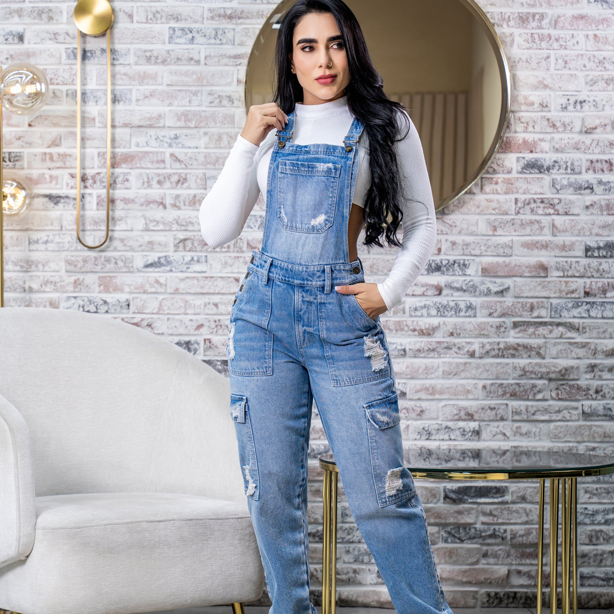 5906 - Overol Denim “Utility‑Overall”